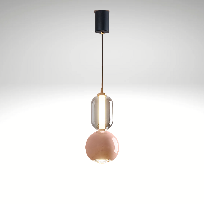 Virel Iron | Glass Pendant Light | Functional