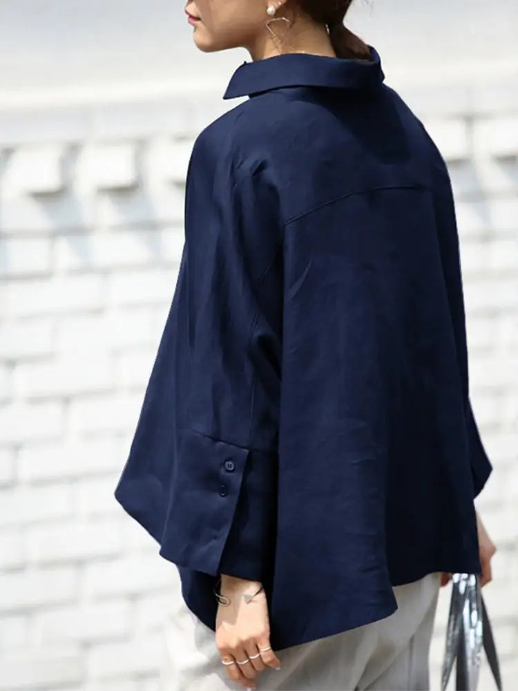 Mira Chic Dames Herfst Blouse voor Stijlvolle Vrouwen