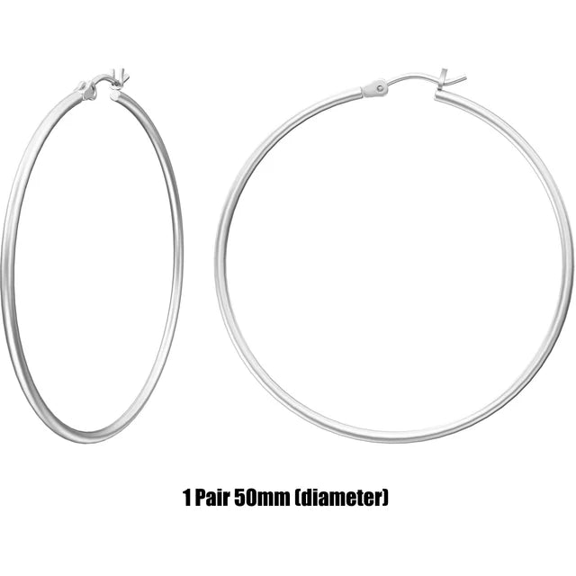 Gouden Kringoorbellen Set met 925 Sterling Zilveren Naald van Glim & Glans