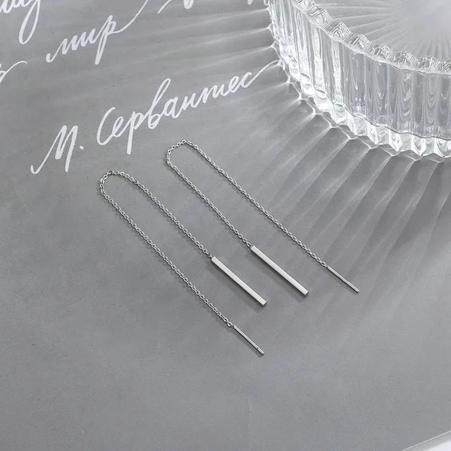 Prachtige Zilveren Golf Oorbellen voor Tijdloze Elegantie