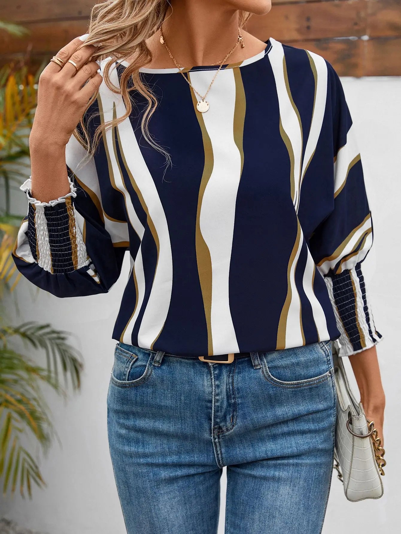 Elegant Summer Blouse with Owl Eater Fashion