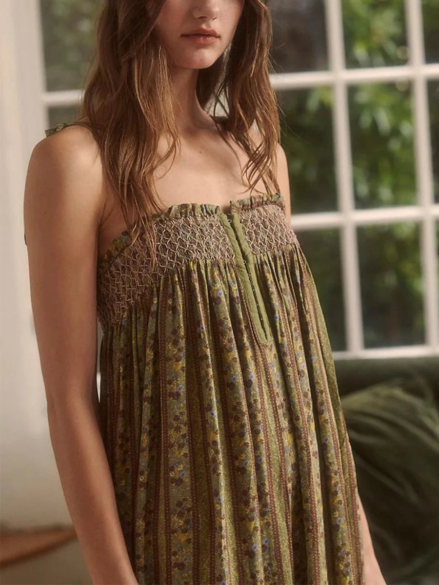 Aurora Dames Boho Bloemen Jumpsuit voor Vrijheid en Zelfexpressie