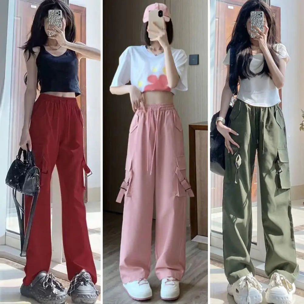 ModaFlex Casual Dames Cargo Broek met Multi Zakken