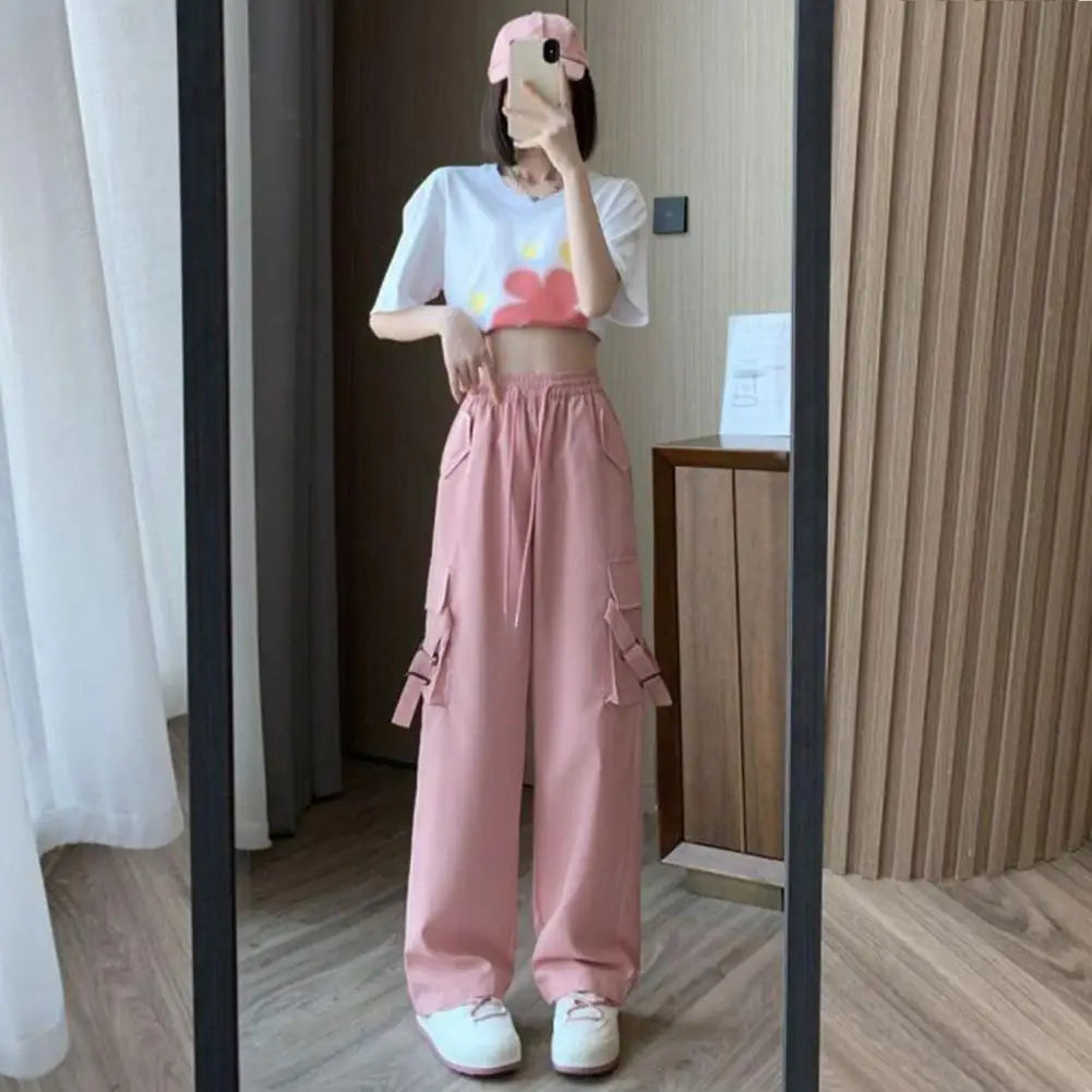 ModaFlex Casual Dames Cargo Broek met Multi Zakken