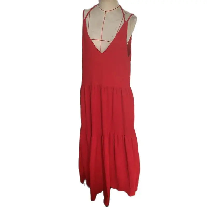 D Leeter Lente Pieghe Elegante Vestito