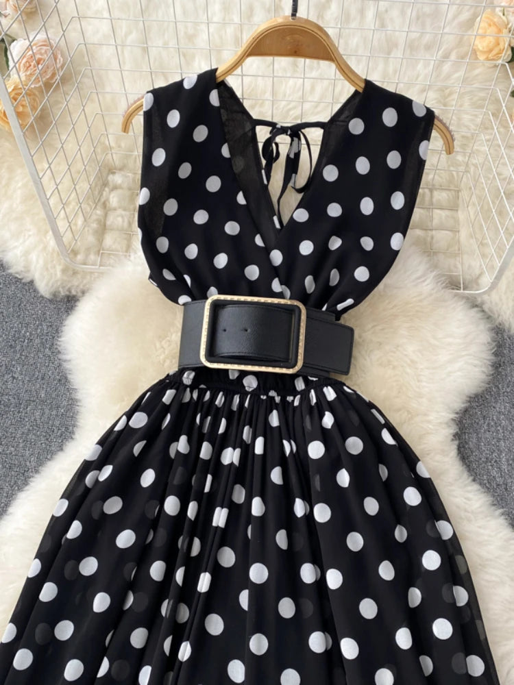 Luna zomer jumpsuit met strepen en stippen