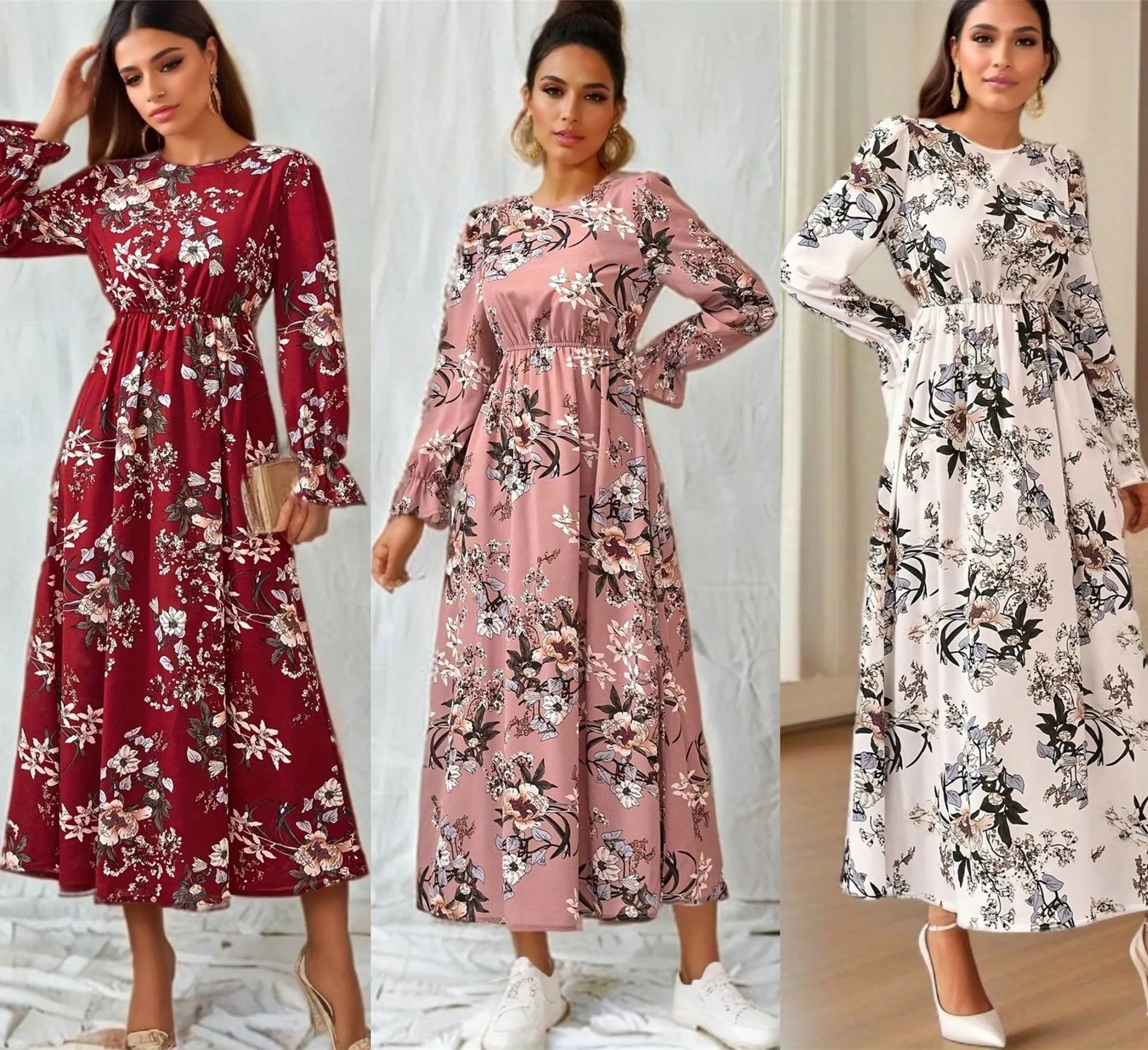 Eleganza Frauen Eid Muslimische Kleider