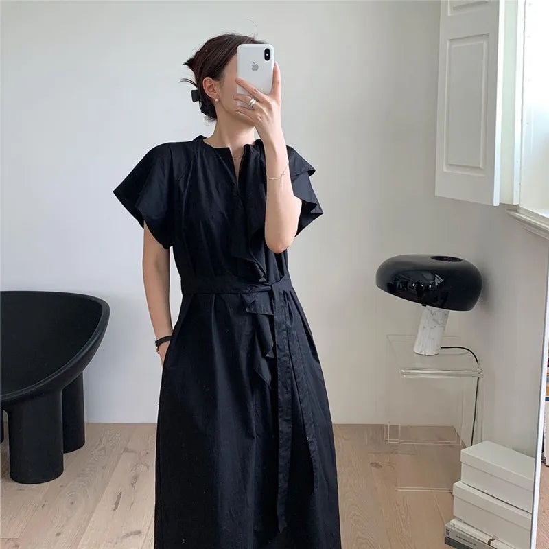 Stylish French Lady Dress for Summer Elegance