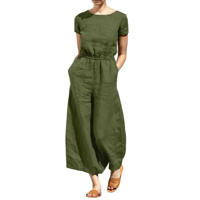 Zomerbries Jumpsuit - Briesende Bloem