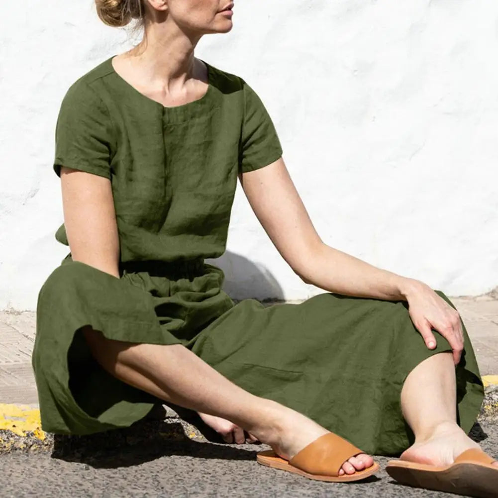 Zomerbries Jumpsuit - Briesende Bloem