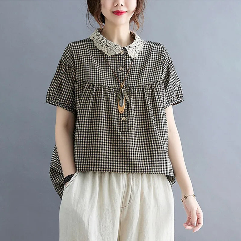 Vintage Shirt van Linen Lux