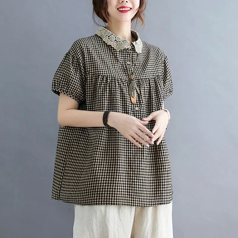 Vintage Shirt van Linen Lux