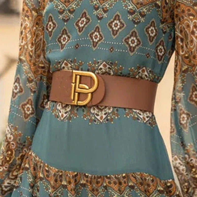 Elegante Lange Barokke Jurk van ChicElegance