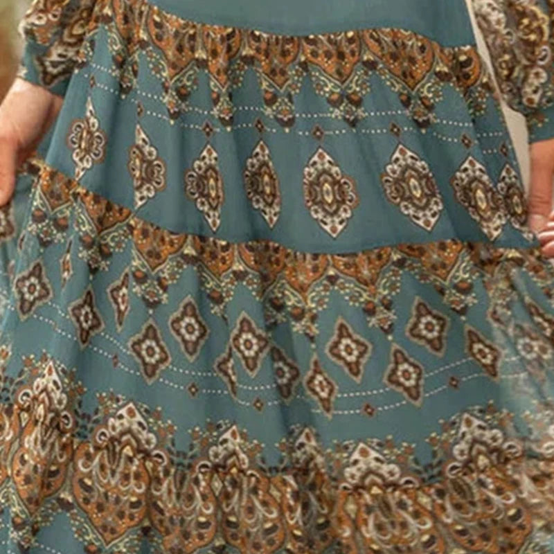 Elegante Lange Barokke Jurk van ChicElegance