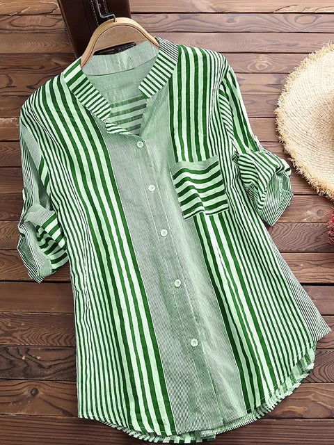 Voorjaarsfris Gestreepte Tuniek Fleur Chic