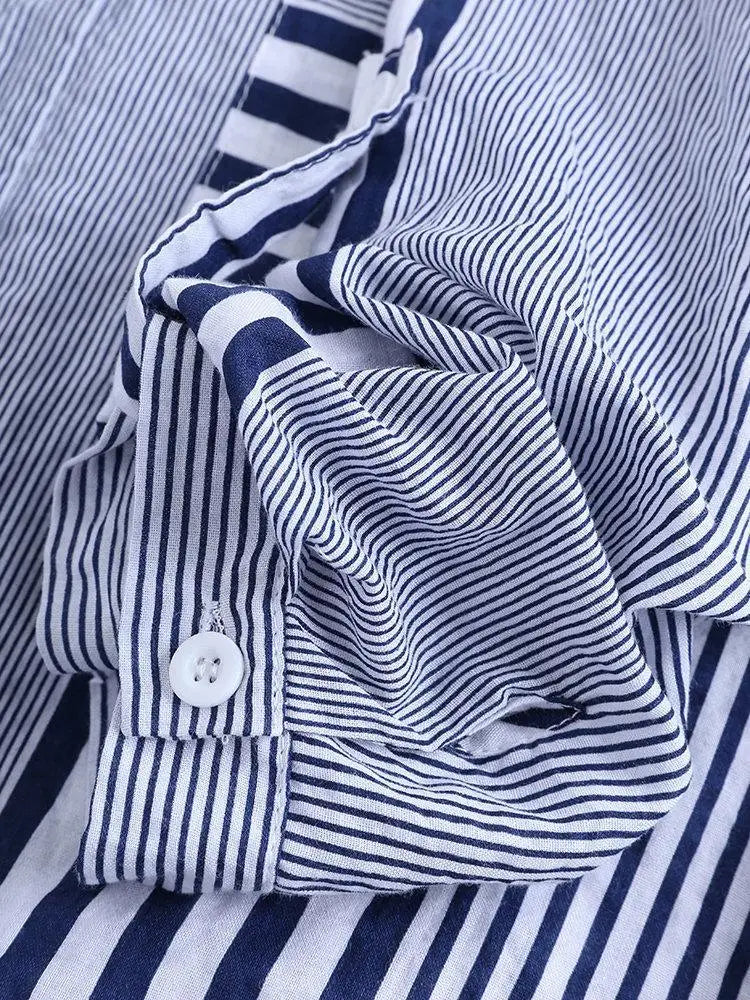 Voorjaarsfris Gestreepte Tuniek Fleur Chic