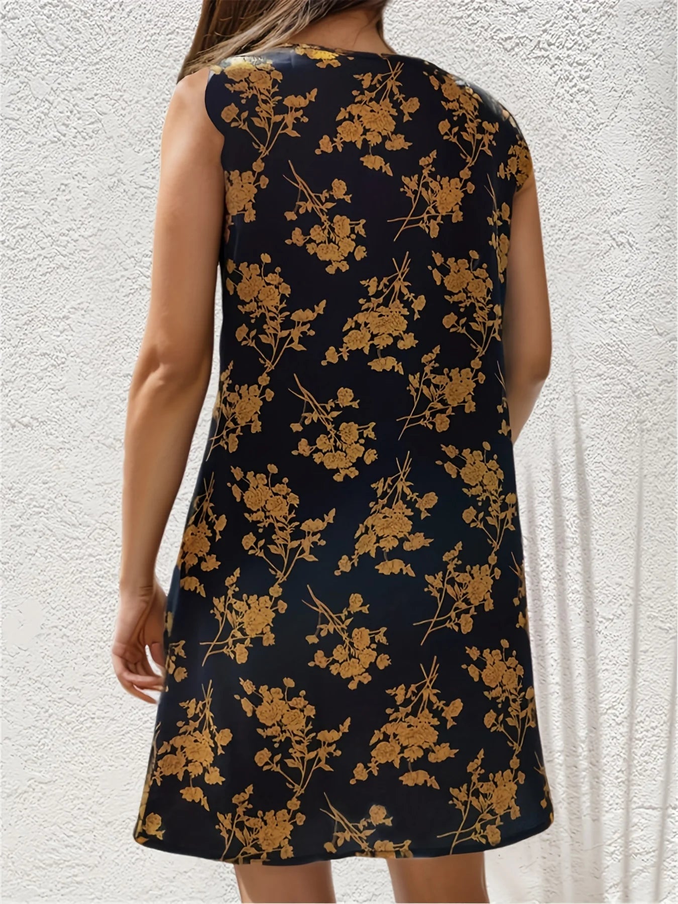 Bloemrijk Zomerse Bloemenprint Mini-jurk