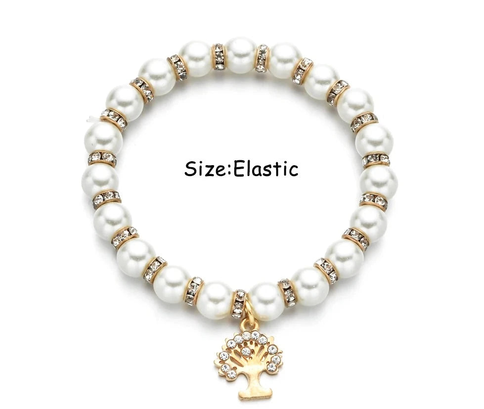 LiefdesGloed Parel Boze Oog Armband