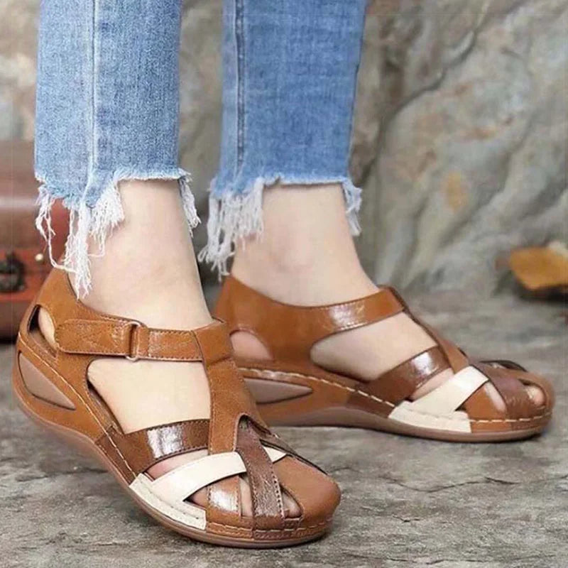 Sunbeam Fashion Summer Sandals with Low Heels