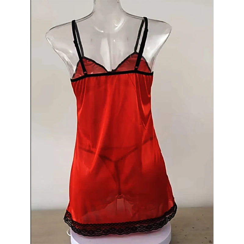 Aurora Elegante Satijnen Nachtjurk