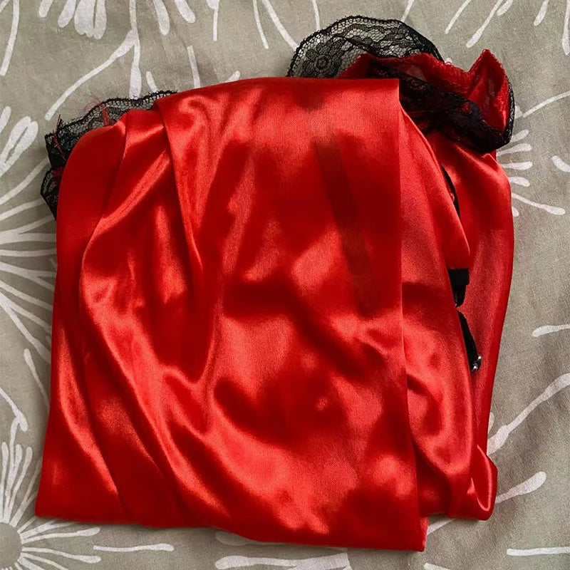 Aurora Elegante Satijnen Nachtjurk