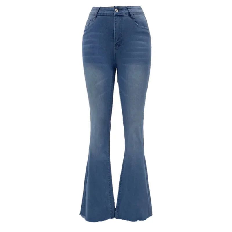 ChicDenim Vaqueros Ajustados de Mezclilla con Detalles de Borlas