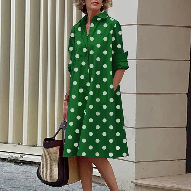NovaChique Camicia Abito in Cotone per Donne Attente allo Stile