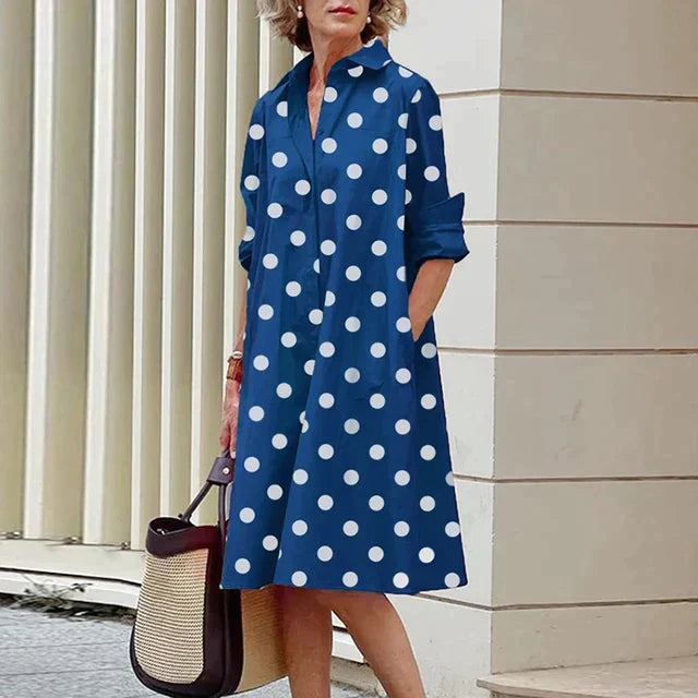 NovaChique Camicia Abito in Cotone per Donne Attente allo Stile