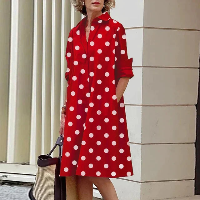 NovaChique Camicia Abito in Cotone per Donne Attente allo Stile