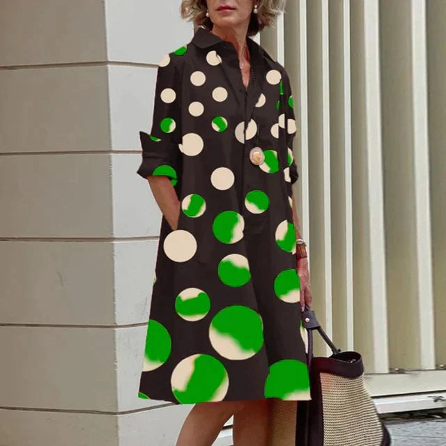 NovaChique Camicia Abito in Cotone per Donne Attente allo Stile