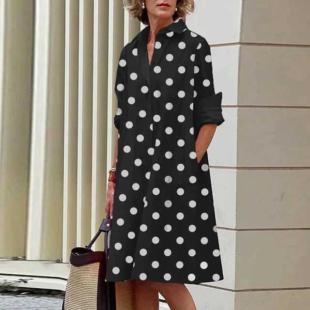 NovaChique Camicia Abito in Cotone per Donne Attente allo Stile
