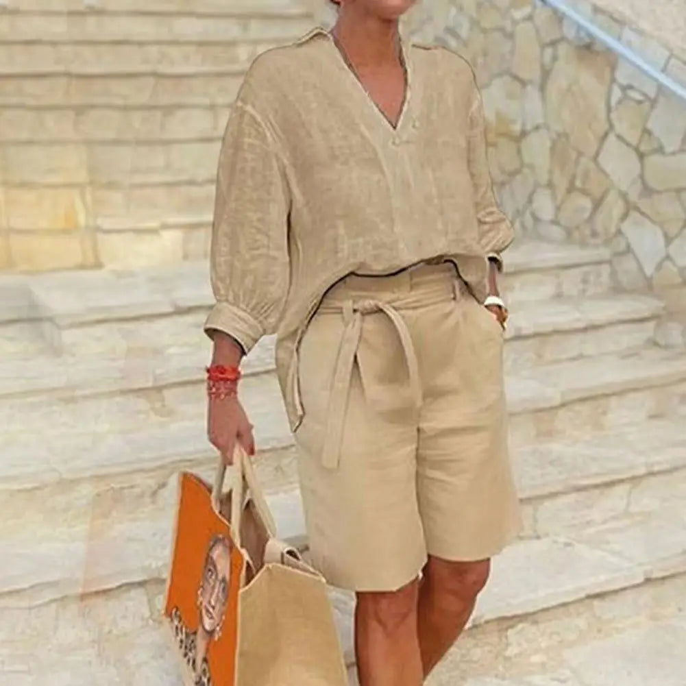 Stijlvolle Lente Tweedelige Set van Luxe Comfort