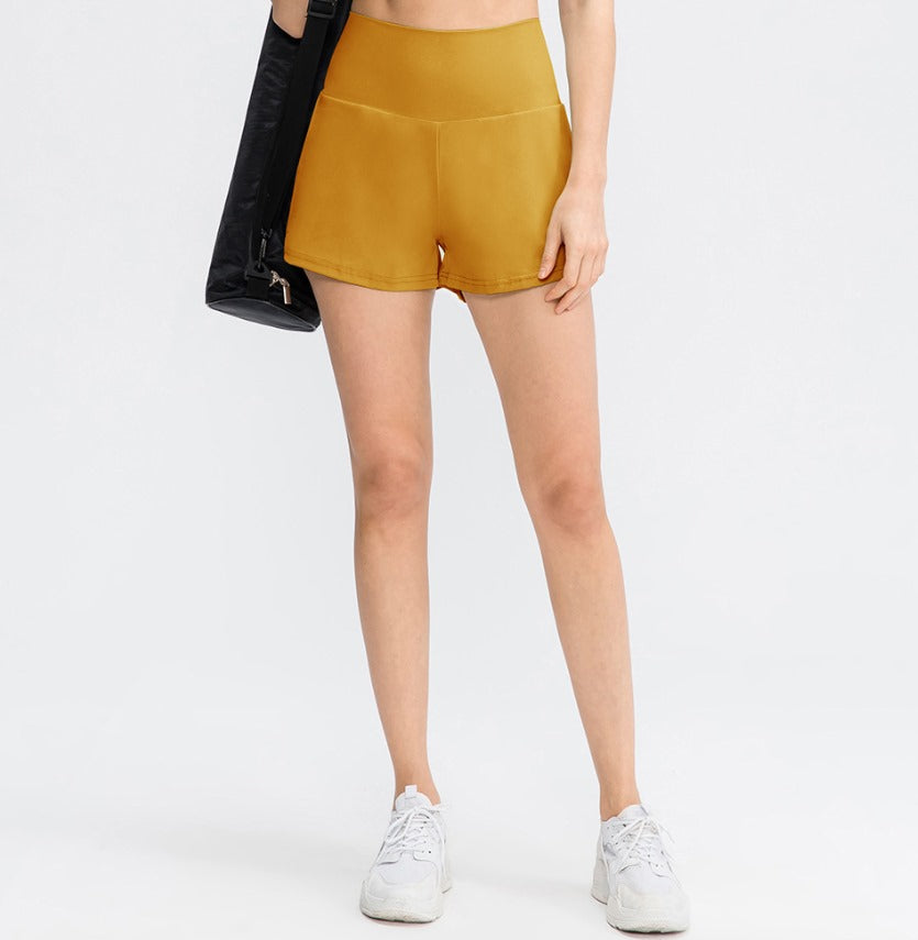 Margarethe | Hoge Taille & Ademend Materiaal Yoga Shorts
