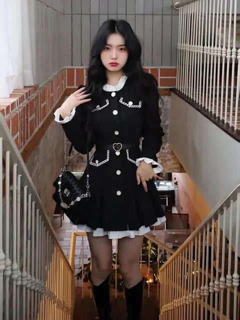 Charisma Winterriem Lolita Mini-Jurk
