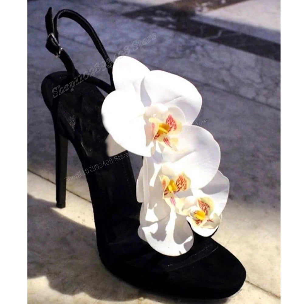 Luminara Flowers Decor Sexy High Heels