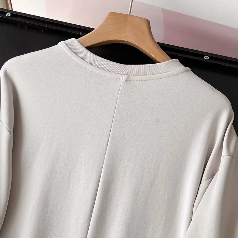 Stijlvolle Retro T-shirt Jurk voor Vrouwen 2024