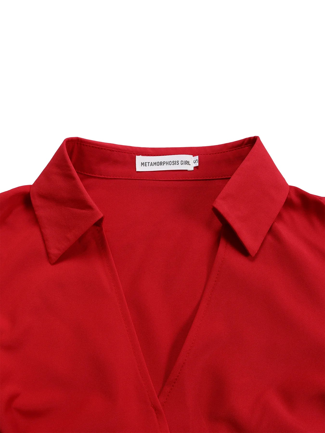 Stijlvolle V-hals Geplisseerde Maxi Jurk met Taille Riem