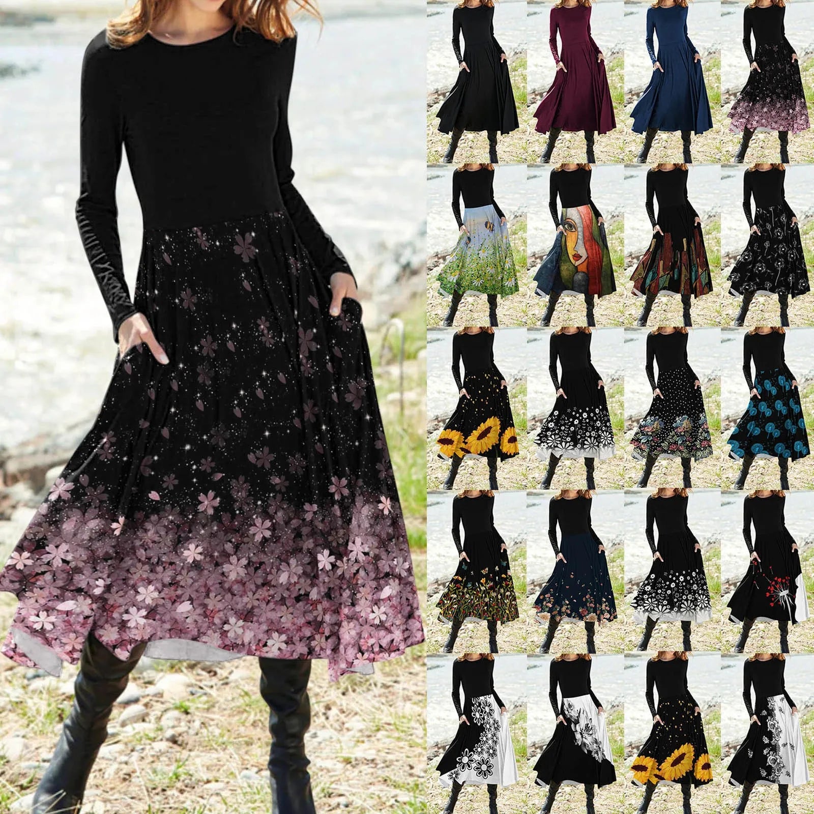 Bloemenprint Zomerjurk