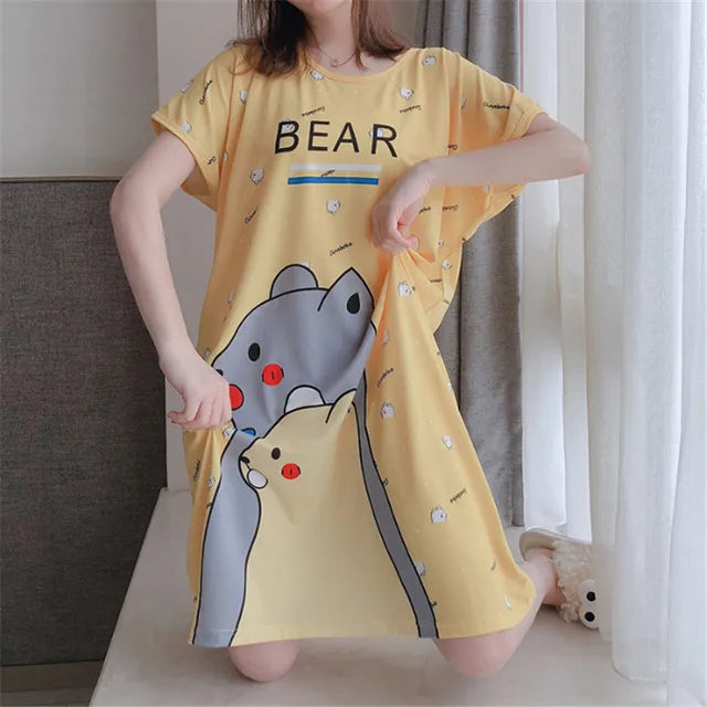 CosyDreams Cartone Animato Camicia da Notte Estiva
