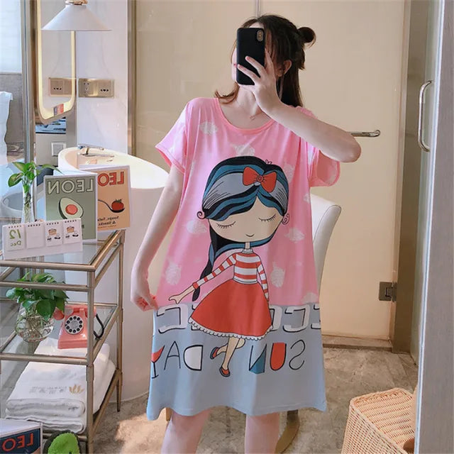 CosyDreams Cartone Animato Camicia da Notte Estiva