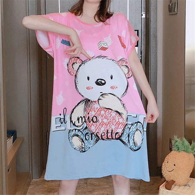 CosyDreams Cartone Animato Camicia da Notte Estiva