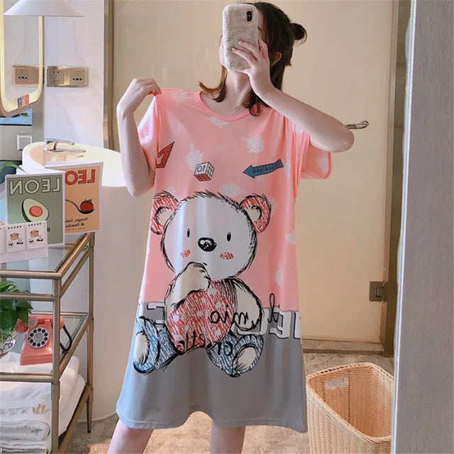 CosyDreams Cartone Animato Camicia da Notte Estiva