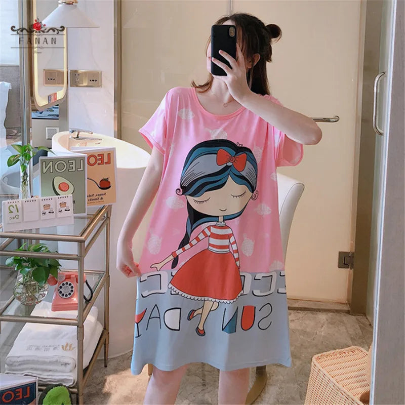 CosyDreams Cartone Animato Camicia da Notte Estiva