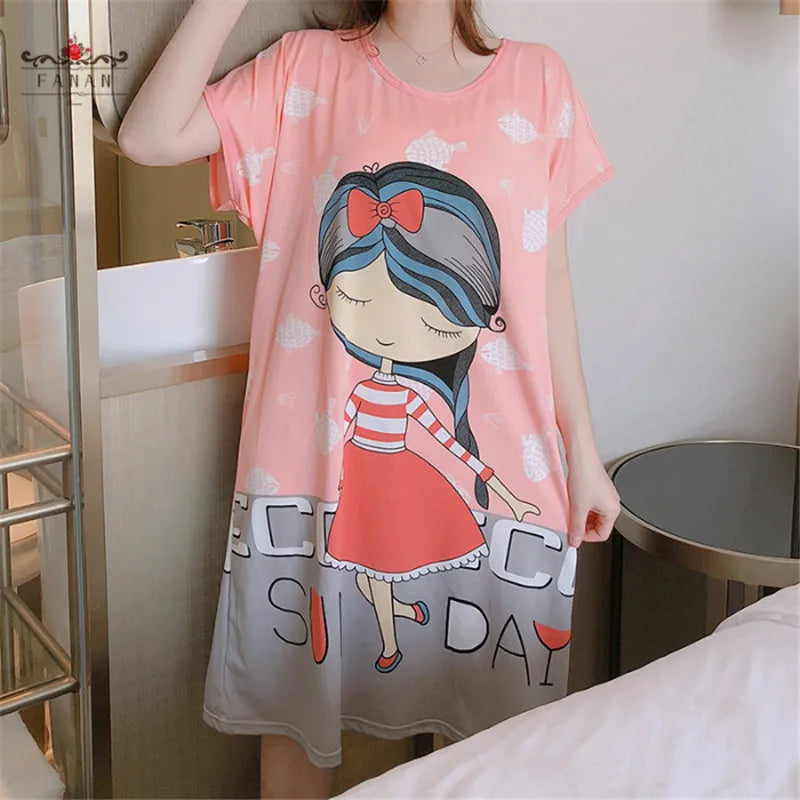 CosyDreams Cartone Animato Camicia da Notte Estiva