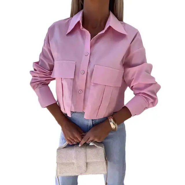 Radiant Summer Lapel Blouse from ZomerGloed