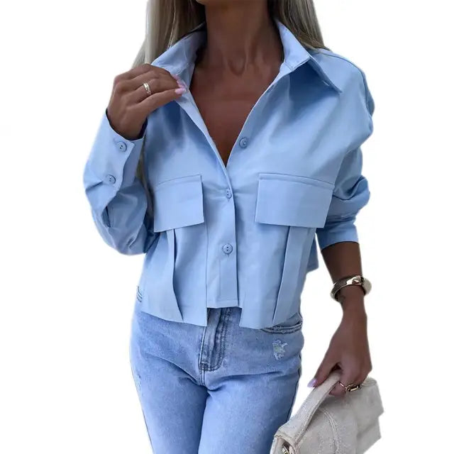 Radiant Summer Lapel Blouse from ZomerGloed