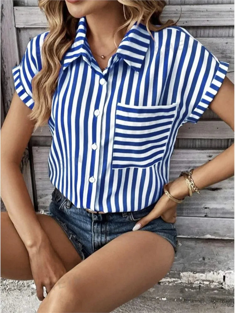 Chic Charm Vrouwelijke Stijlvolle Blouse