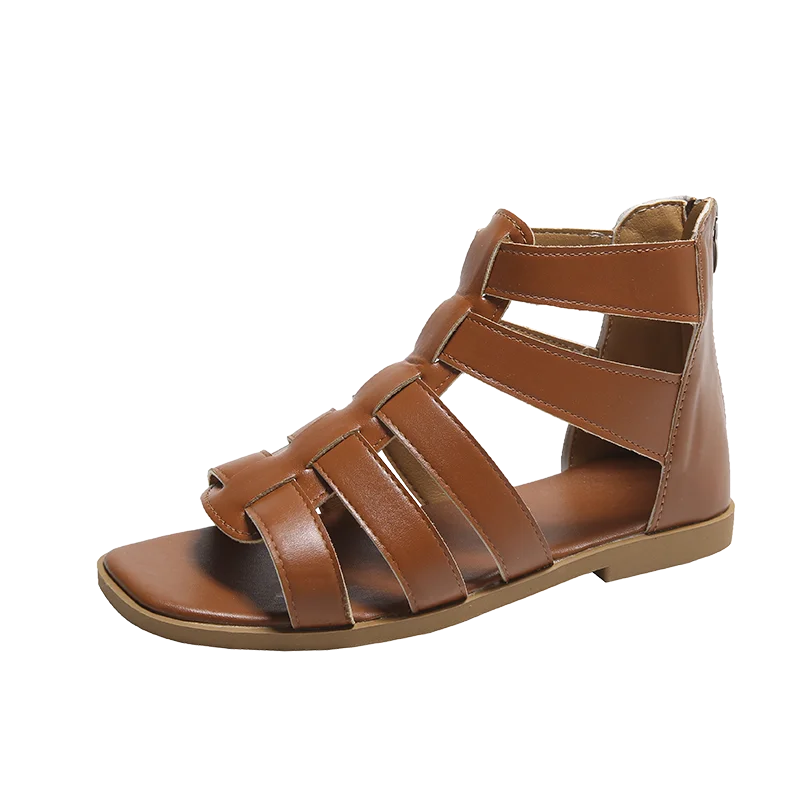 Glamourous Zomersandalen Witte Gladiator Sandalen