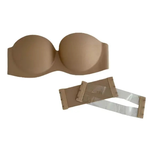 CozyWear Strapless Push-Up Bra voor Comfortabele Ondersteuning