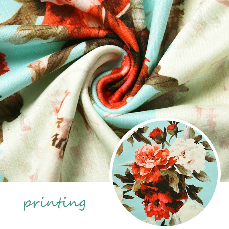 Stijlvolle Zomer Bloemenprint Maxi Jurk van Blomster